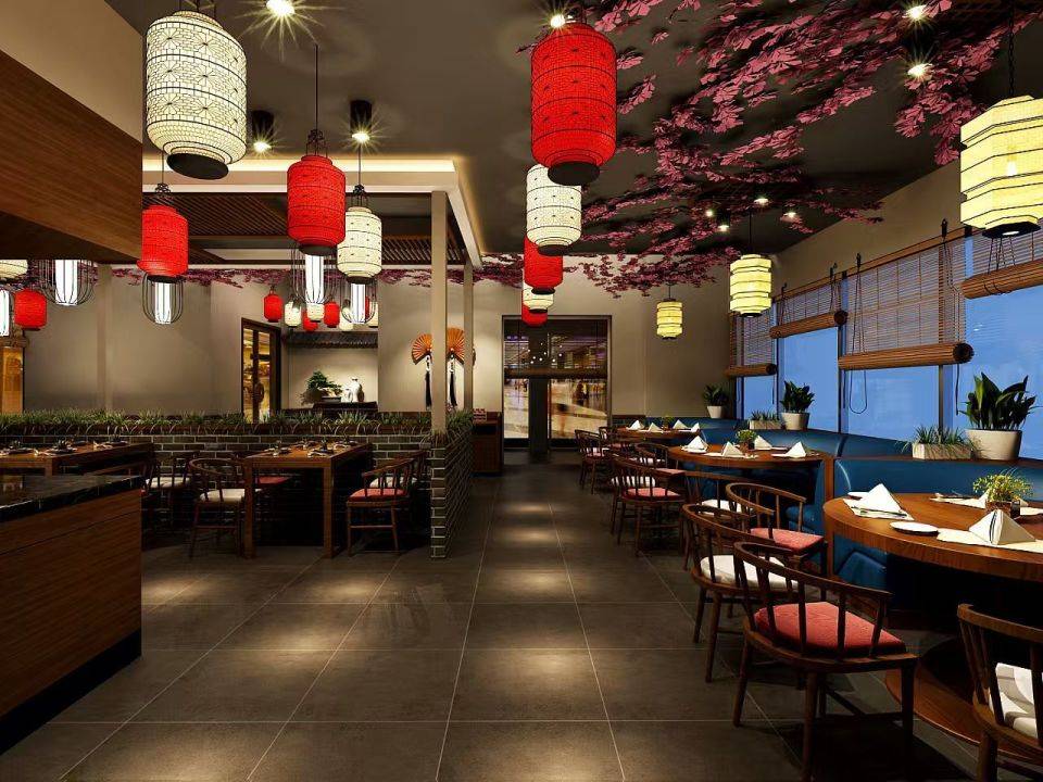 陝西餐飲裝修設計，陝西餐廳裝修設計施工，陝西連鎖店裝修施工
