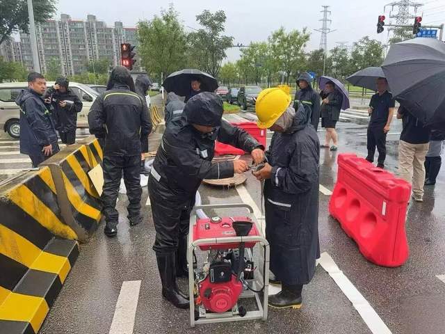 快速排積水！通州在行動