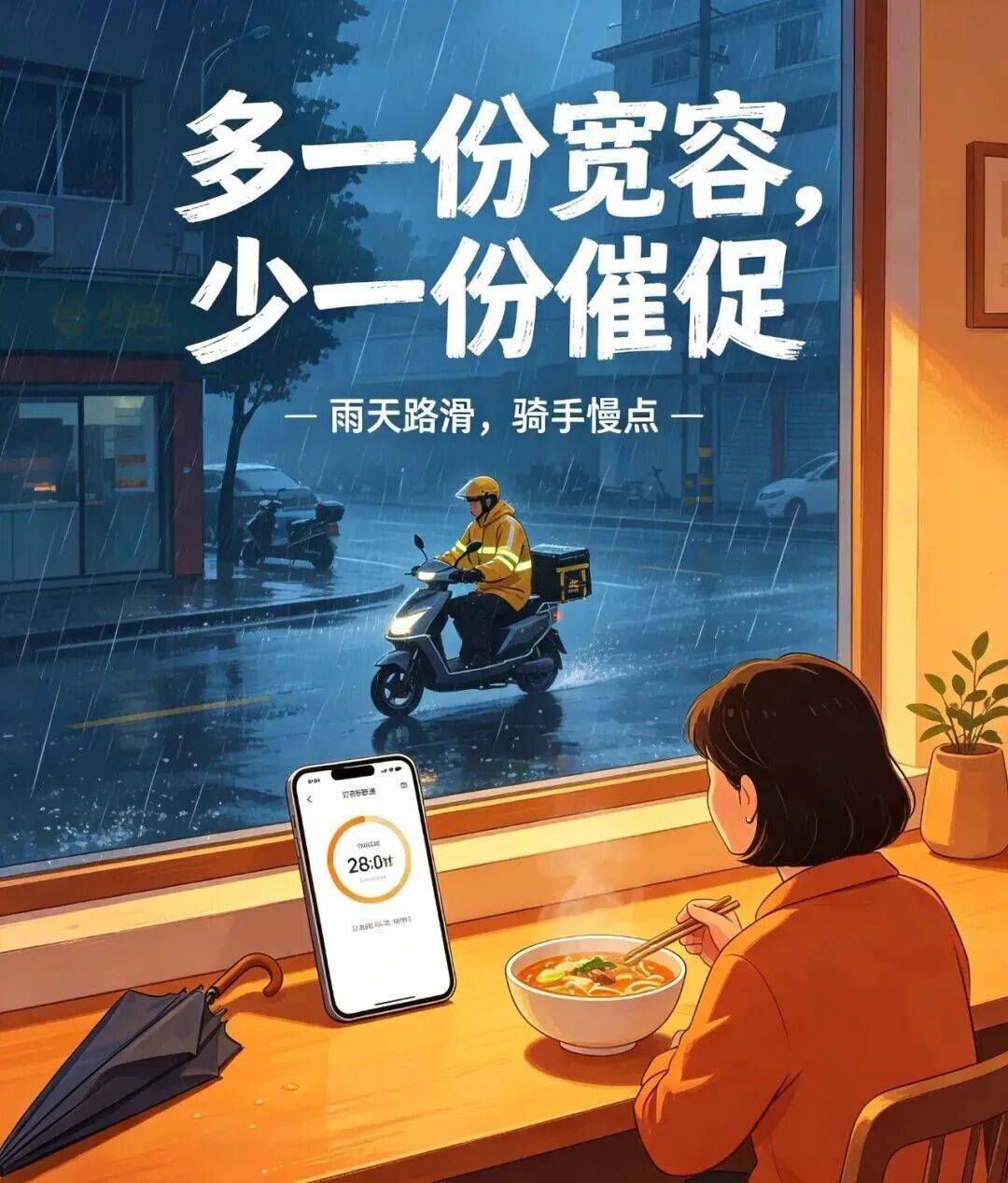 受颱風“白海豚”影響，外賣、快遞送單超時能免責嗎？