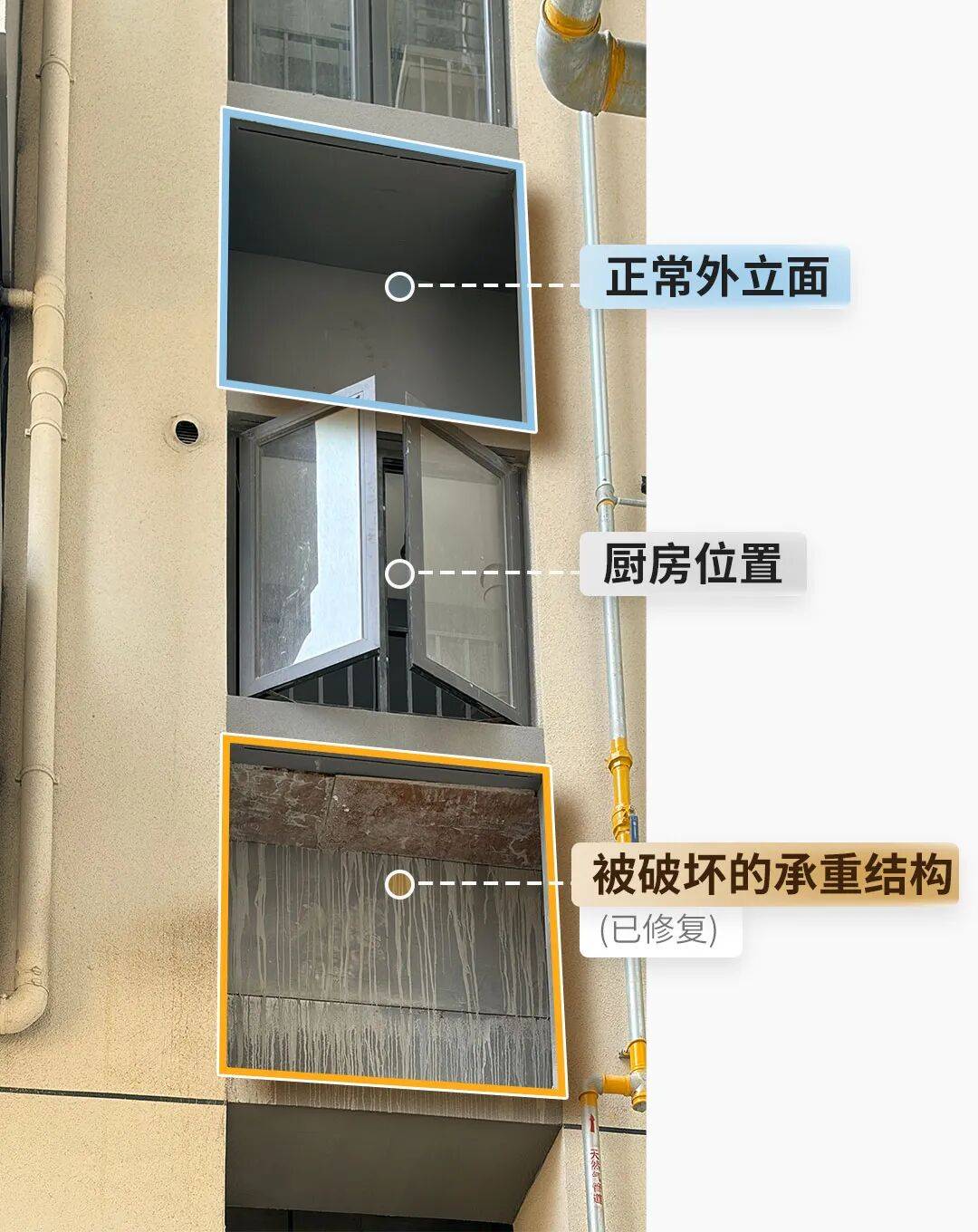 黃埔一業主，裝修砸承重柱！住建局直接上門偵查！