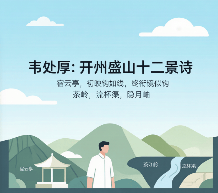 旅遊是詩和遠方？韋處厚第一個不服！