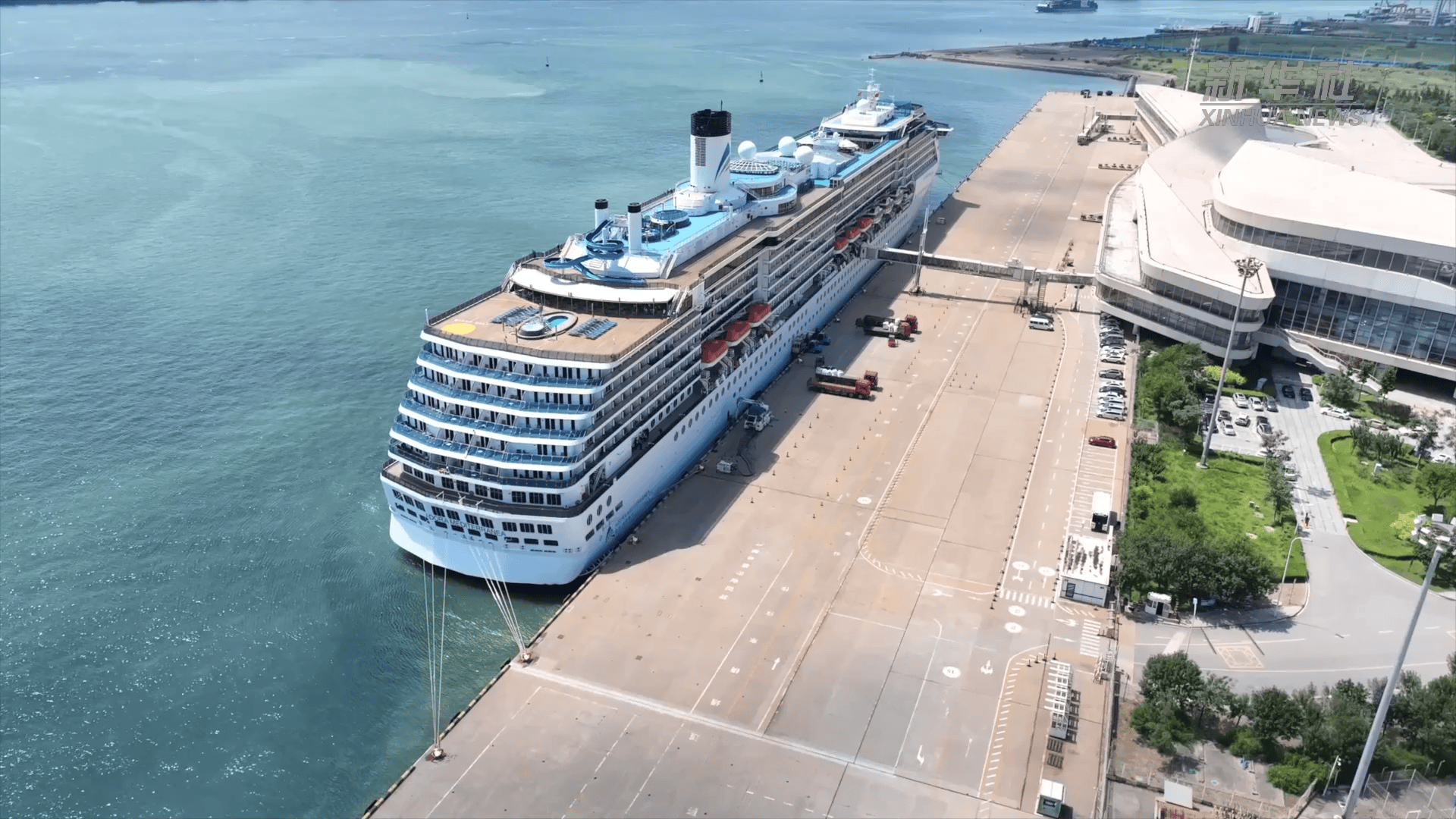 郵輪揚帆渤海灣 暑期天津口岸海上旅遊熱度攀升